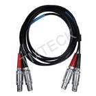 Dual Ultrasonic Cable 1.5m 1.8m 2m for Ndt Ultrasonic Flaw Detector