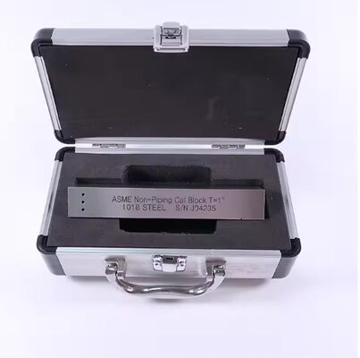 Blocco di calibrazione ASME non tubazioni T=1 pollice Blocco di calibrazione ASME tipo 1018 in acciaio per onde di taglio UT (spessore 1 pollice)