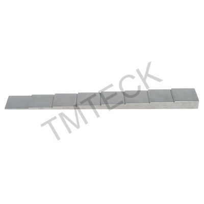 Blocco di calibrazione a 8 gradini in alluminio 7075 con spessore 1-2-3-4-5-6-7-8 mm per controlli a ultrasuoni