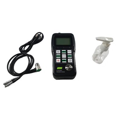TM210 PLUS Ultrasonic Thickness Gauge con gamma di misurazione da 0,75 mm a 300 mm, display LCD 128*64 e garanzia di 2 anni