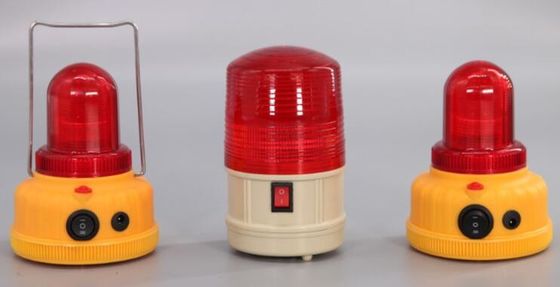 Tipo rosso lampade d'avvertimento 120 x 163mm della batteria della luce d'avvertimento di zona pericolosa di zona di area