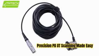 TMTeck Encoder universale mini-ruota, compatibile con zoccoli PA standard NDT Olympus per Phased Array